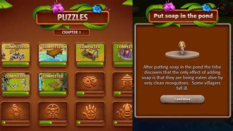 puzzles virtual villagers origins 2|Puzzle 6: The Garden .